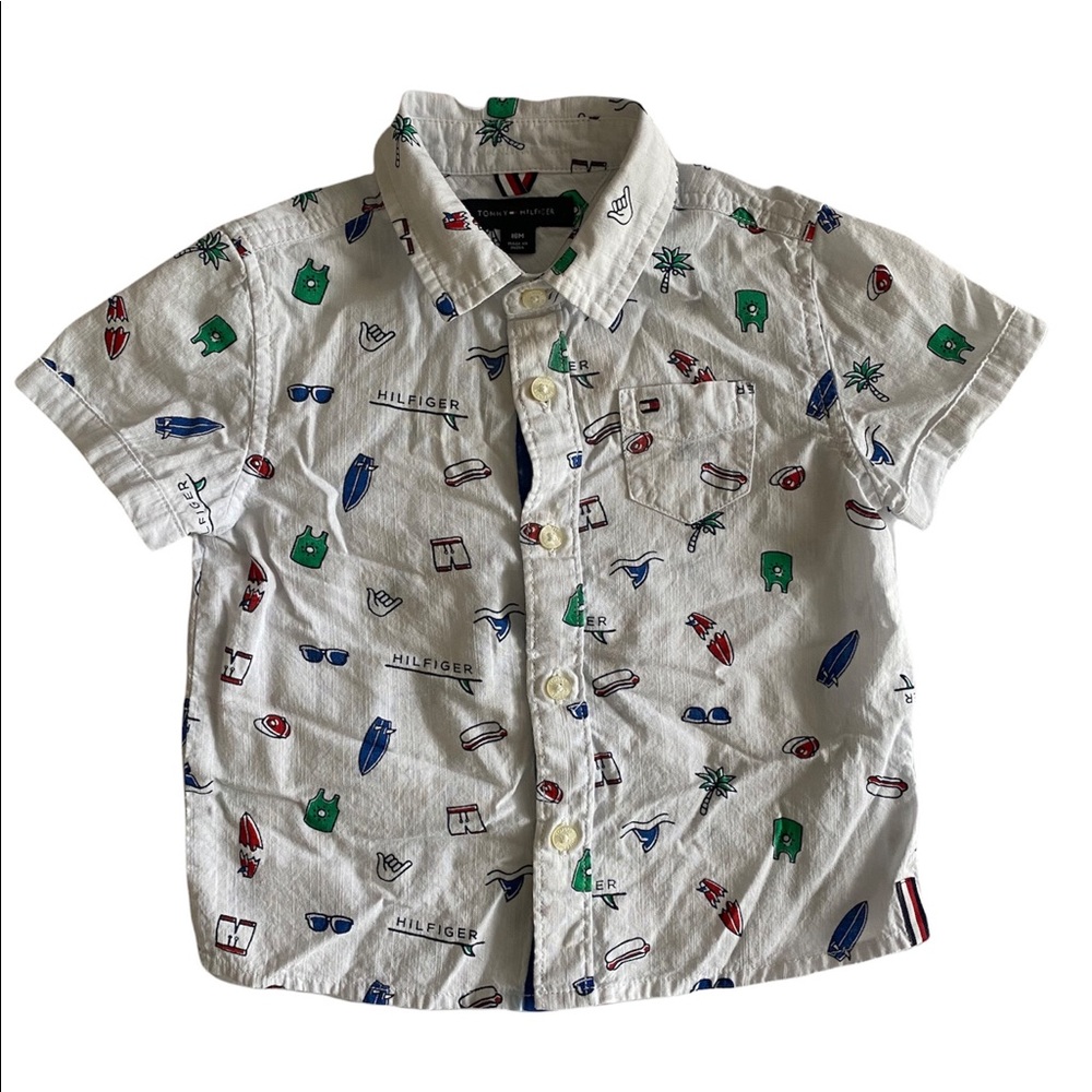 Tommy Hilfiger Button Down Shirt Size 18M